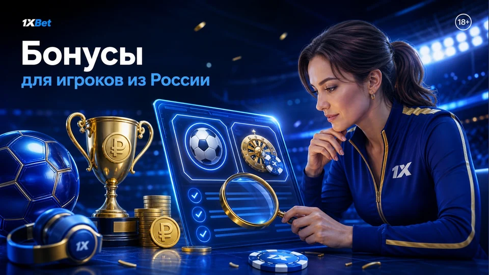 Бонусы для игроков из России: тематическая иллюстрация