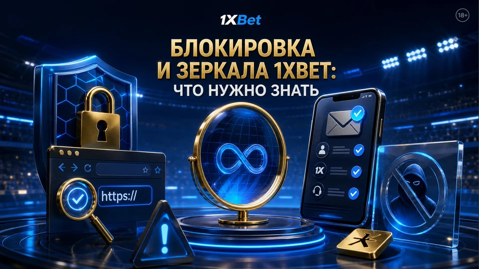 Блокировка и зеркала 1xBet: что нужно знать: тематическая иллюстрация