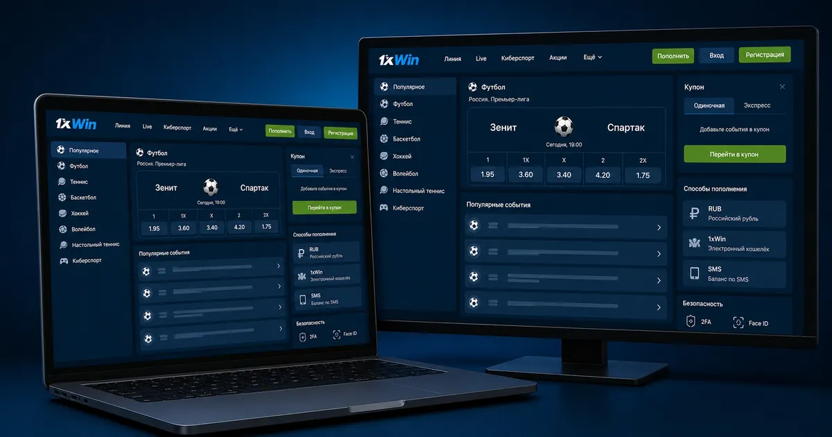 Программа 1xBet для компьютера — 1xWin